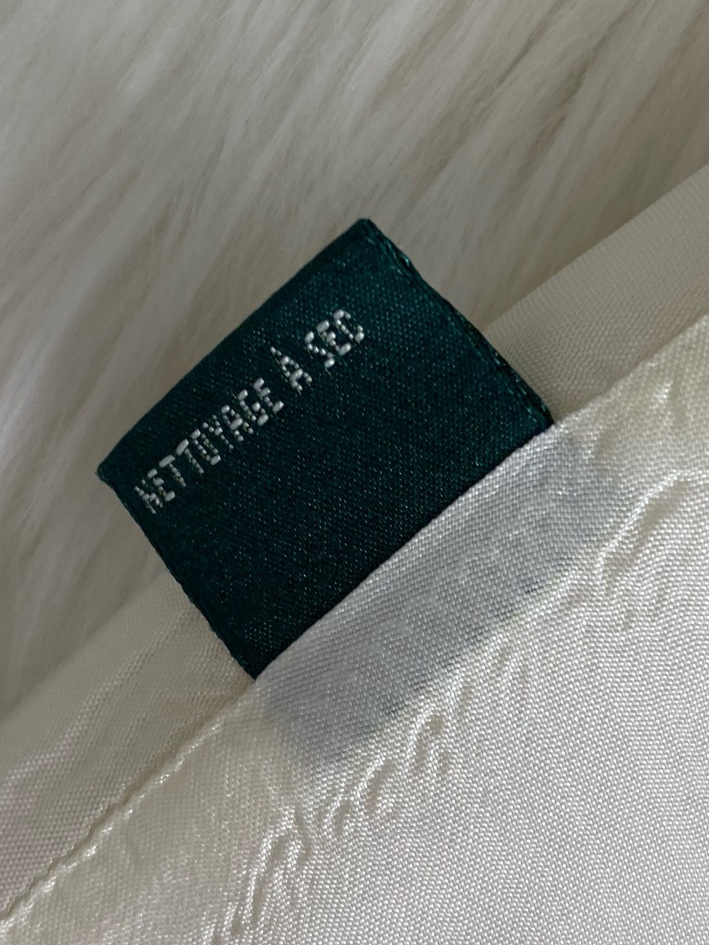 💯Linen Ralph Lauren Cream Midi A-Line Linen Skirt with Side Buttons - Picture 8 of 9